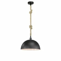 Luminaires Fischer & Honsel Suspension Fischer-Honsel Rope Noir, 1 lumière* Suspensions