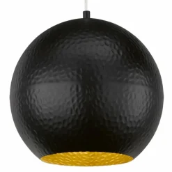 Lampes Dorées-Luminaires Fischer & Honsel Suspension Fischer-Honsel Mylon Noir, 1 lumière