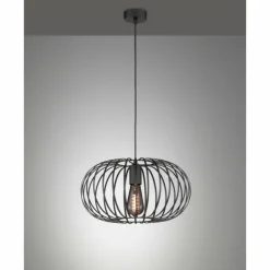 Luminaires Fischer & Honsel Suspension Fischer-Honsel Mocca Noir, 1 lumière* Suspensions