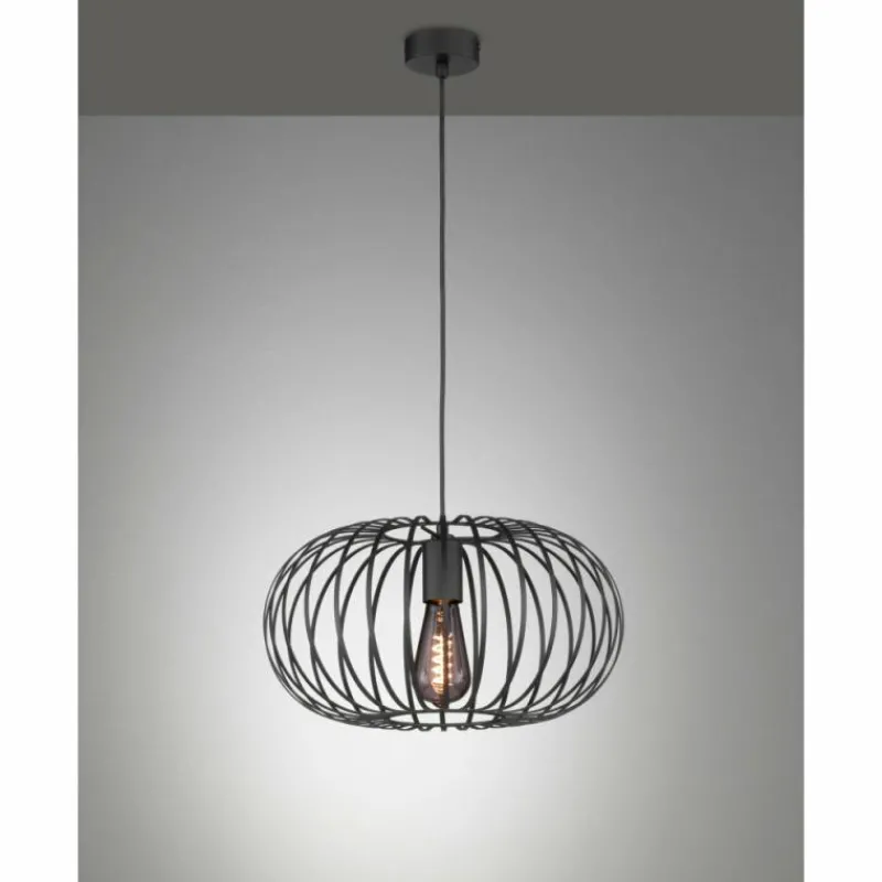 Luminaires Fischer & Honsel Suspension Fischer-Honsel Mocca Noir, 1 lumière* Suspensions
