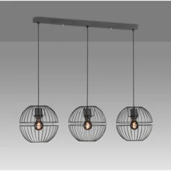 Luminaires Fischer & Honsel Suspension Fischer-Honsel Drops Noir, 1 lumière* Suspensions