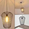 Lampes Vintages & Rétros-hofstein Suspension Flambeau Noir, 1 lumière