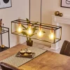 Lampes Vintages & Rétros-hofstein Suspension Flambeau Noir, 4 lumières