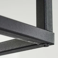 Lampes Vintages & Rétros-hofstein Suspension Flambeau Noir, 4 lumières