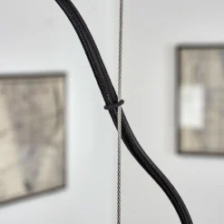 Lampes Vintages & Rétros-hofstein Suspension Flande Noir, 4 lumières