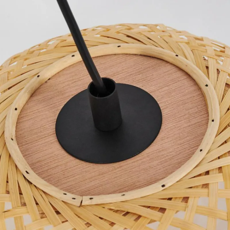 Style Boho-Chic-hofstein Suspension Flansum Noir, 1 lumière