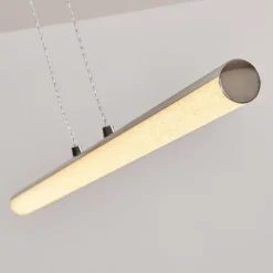 hofstein Suspension Flaut LED Chrome, 1 lumière, Télécommandes, Changeur de couleurs* Suspensions