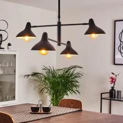 hofstein Suspension Fort Noir, 4 lumières* Suspensions