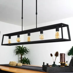 hofstein Suspension Foss Noir, 5 lumières