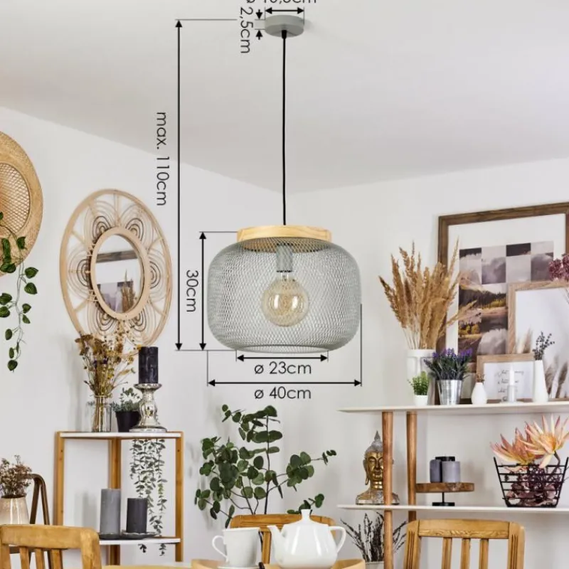 Luminaires Scandinaves-hofstein Suspension Freeport Vert, 1 lumière