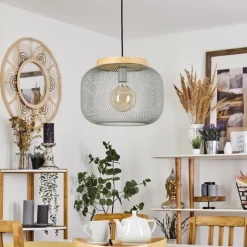 Luminaires Scandinaves-hofstein Suspension Freeport Vert, 1 lumière