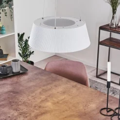 hofstein Suspension Fremont LED Blanc, 1 lumière, Télécommandes* Suspensions