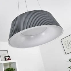 hofstein Suspension Fremont LED Gris, 1 lumière, Télécommandes