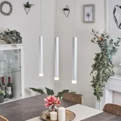 hofstein Suspension Freshwater LED Aluminium, 3 lumières