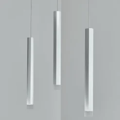 hofstein Suspension Freshwater LED Aluminium, 3 lumières