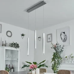 hofstein Suspension Freshwater LED Aluminium, 3 lumières