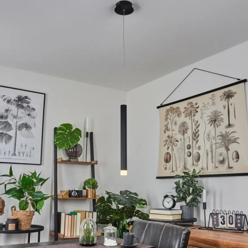 hofstein Suspension Freshwater LED Noir, 1 lumière