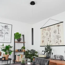 hofstein Suspension Freshwater LED Noir, 1 lumière