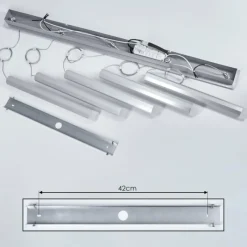 hofstein Suspension Freshwater LED Aluminium, 5 lumières