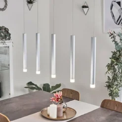 hofstein Suspension Freshwater LED Aluminium, 5 lumières