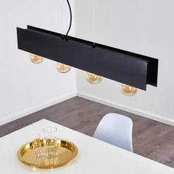 hofstein Suspension Fria Noir, 4 lumières