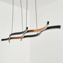 hofstein Suspension Fuliola LED Noir, 1 lumière