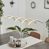 hofstein Suspension Galette LED Nickel mat, 1 lumière