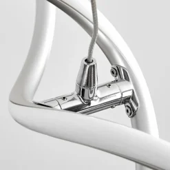 hofstein Suspension Galette LED Nickel mat, 1 lumière