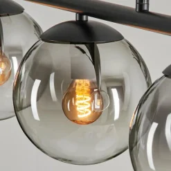 hofstein Suspension Gastor Clair, Fumé, 3 lumières