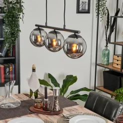 hofstein Suspension Gastor Fumé, 3 lumières