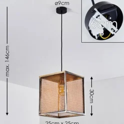 Lampes Industrielles-hofstein Suspension Gatineau Cuivre, 1 lumière