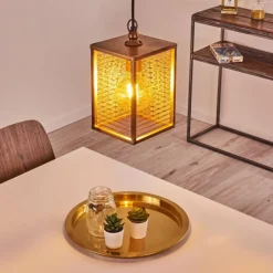 Lampes Vintages & Rétros-hofstein Suspension Gatineau Cuivre, 1 lumière