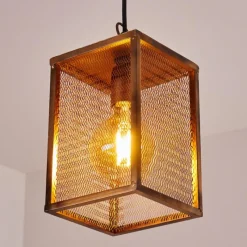 Lampes Vintages & Rétros-hofstein Suspension Gatineau Cuivre, 1 lumière