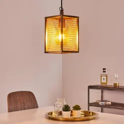 Lampes Vintages & Rétros-hofstein Suspension Gatineau Cuivre, 1 lumière