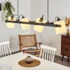 Lampes En Tissu-hofstein Suspension Gibraltar Noir, 4 lumières