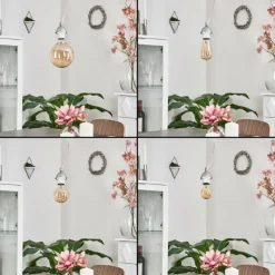 hofstein Suspension Girouxville Chrome, Blanc, 1 lumière