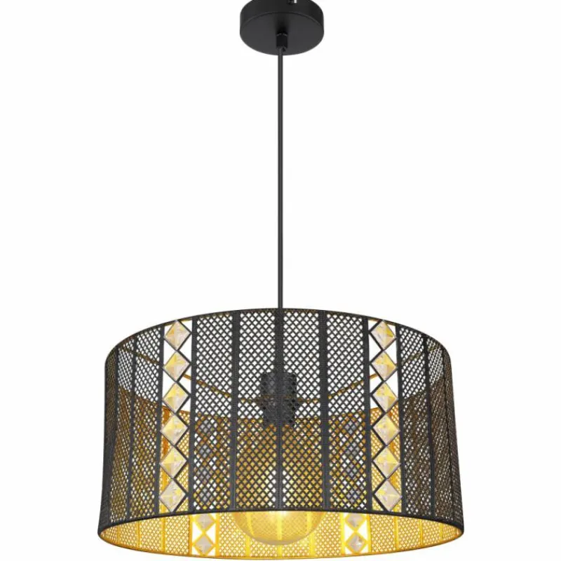 Luminaires Globo Lighting Suspension Globo ABINI Noir, 1 lumière* Suspensions