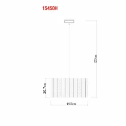 Luminaires Globo Lighting Suspension Globo ABINI Noir, 1 lumière* Suspensions