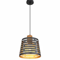 Luminaires Globo Lighting Suspension Globo ABLONA Noir, 1 lumière* Suspensions