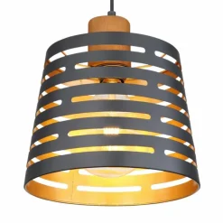 Luminaires Globo Lighting Suspension Globo ABLONA Noir, 1 lumière* Suspensions