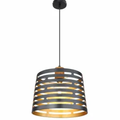 Luminaires Globo Lighting Suspension Globo ABLONA Noir, 1 lumière* Suspensions