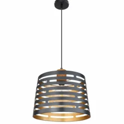 Luminaires Globo Lighting Suspension Globo ABLONA Noir, 1 lumière* Suspensions