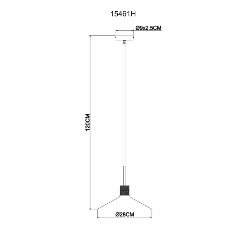 Luminaires Globo Lighting Suspension Globo ADARA Laiton, 1 lumière
