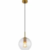 Luminaires Globo Lighting Suspension Globo ADARA Laiton, 1 lumière