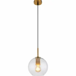 Luminaires Globo Lighting Suspension Globo ADARA Laiton, 1 lumière