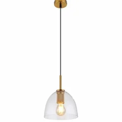 Luminaires Globo Lighting Suspension Globo ADARA Laiton, 1 lumière