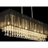 Lampes En Tissu-Luminaires Globo Lighting Suspension Globo Bagana LED Chrome, 8 lumières