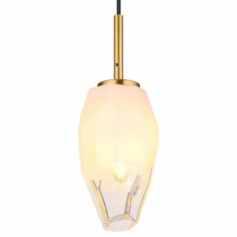 Luminaires Globo Lighting Suspension Globo BARCLEY Laiton, 1 lumière