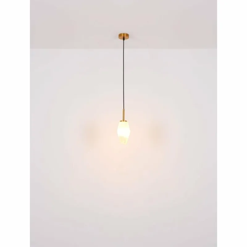 Luminaires Globo Lighting Suspension Globo BARCLEY Laiton, 1 lumière