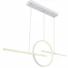 Luminaires Globo Lighting Suspension Globo BARRAL LED Blanc, 1 lumière, Télécommandes